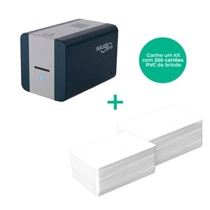 Impressora de Cartões IDP Solid 210S Simplex + 250 Cartões PVC de Brinde