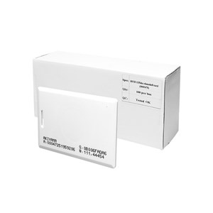 Kit Cartão Proximidade Clamshell RFID 125Khz com furo - Akiyama - 100 Unidades