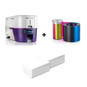 Kit Impressora Entrust Sigma DS2 Simplex com Ribbon color e Cartão Pvc 250 unidades